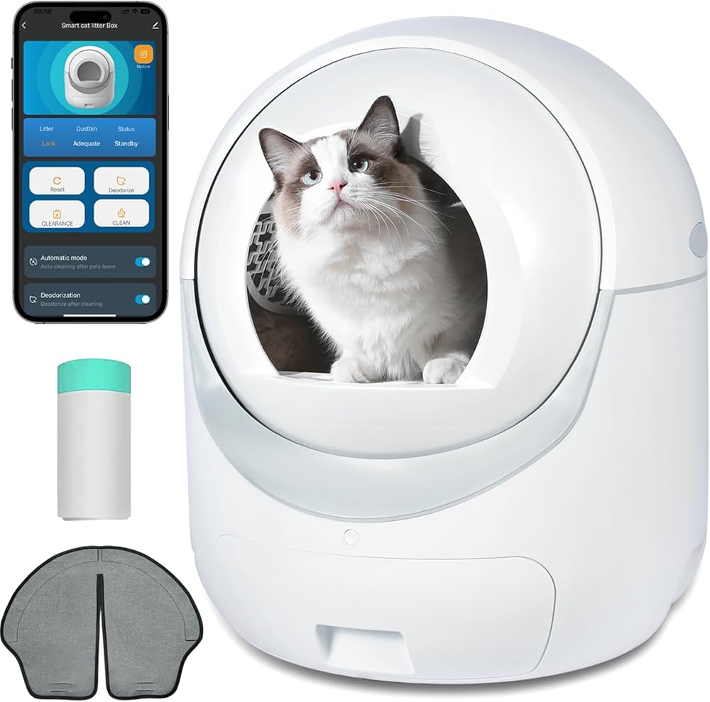 Self Cleaning Litter Box for Multiple Cats